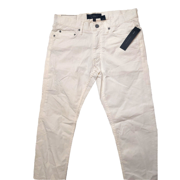 Marc by Marc Jacobs Canvas White New Uniform Fit Straight Leg Jeans 30x34 - Picture 10 of 16